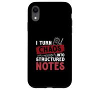 I Turn Chaos Into Structured Notes Funny Medical Scribers Case for iPhone XR