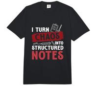 I Turn Chaos Into Structured Notes Funny Medical Scribers Comfort Colors Adult Heavyweight T-Shirt
