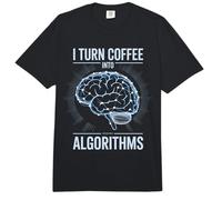 I Turn Coffee Into Algorithms Data Scientists Comfort Colors Adult Heavyweight T-Shirt