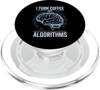 I Turn Coffee Into Algorithms Data Scientists PopSockets PopGrip for MagSafe