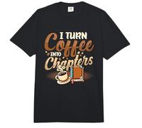 I Turn Coffee Into Chapters Bookworm Reading Comfort Colors Adult Heavyweight T-Shirt