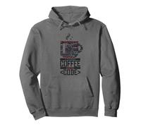 I TURN COFFEE INTO CODE Fun Web Developers Coding Meme Pullover Hoodie