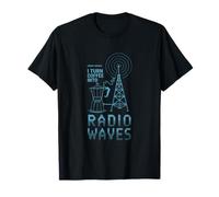 I Turn Coffee Into Radio Waves Ham Operator T-Shirt