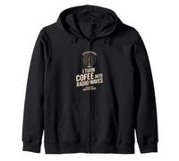 I Turn Coffee Into Radio Waves Ham Radio Zip Hoodie