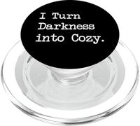 I Turn Darkness into Cozy Funny Candle Maker Quotes Apparel PopSockets PopGrip for MagSafe