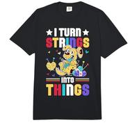 I Turn Strings Into Things Comfort Colors Adult Heavyweight T-Shirt