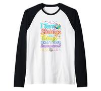 I Turn Strings Into Things What is Your Crochet Knitting Raglan Baseball Tee