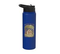 I Turn Trees Into Things Woodworking Carpenter Fathers Day Stainless Steel Insulated Water Bottle