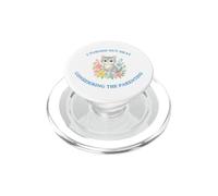 I Turned Out Okay Considering The Parenting Funny Cute Cat PopSockets PopGrip for MagSafe