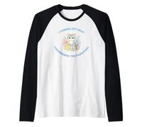 I Turned Out Okay Considering The Parenting Funny Cute Cat Raglan Baseball Tee