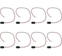 I-Type 9V Battery Connector Clip with 300mm Wire - 8pcs Set for Active Guitar Pickup, Battery Box, DIY Electronics