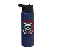 I Understand The Assignment Patriotic Bear Stainless Steel Insulated Water Bottle