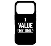 I Value My Time Personal Boundaries Mindset Design Case for iPhone 17 Pro