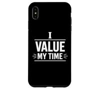 I Value My Time Personal Boundaries Mindset Design Case for iPhone XS Max