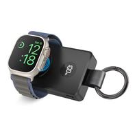 i.VALUX Portable Charger for Apple Watch, 4000mAh iWatch Wireless Power Bank,Travel Keychain Charger for Apple Watch Series 11/10/9/Ultra2/8/7/6/SE/5/4/3/2,iPhone 17/Air//16/15/14/13/12/11(Black)
