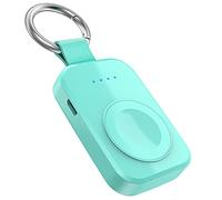 i.VALUX Portable Wireless Charger for Apple Watch Series 11,10,9,8,7,6,5,4,3,2,SE,Ultra 1/2/3,1000mAh iWatch Charger,Magnetic Keychain Power Bank,Travel Accessories Battery Pack 45/44/42/49mm(Green)