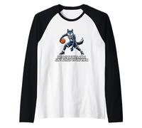 I’ve Got 5 Fouls and I Ain’t Afraid to Use Them Wolf Raglan Baseball Tee