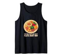 I’ve Got a Lot On My Plate Right Now - Cute Fall Food Pun Tank Top