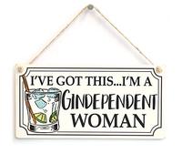 I’ve Got This Gindependent Woman Sign, Vintage Frame