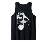 I Vibe On 60Hz Music Frequency Sound Wave Vibes Tank Top