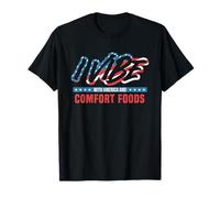 I Vibe with America and Comfort Foods Funny Patriotic T-Shirt