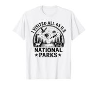 I Visited All 63 U.S. National Parks T-Shirt