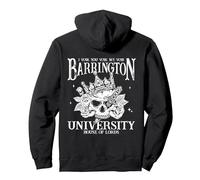 I Vow You Vow We Vow Barrington University House - On Back Pullover Hoodie, Adult Unisex, Black, XX-Large