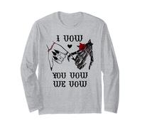 I Vow You Vow We Vow Dark Romance Smutty Book Smut Reading Long Sleeve T-Shirt