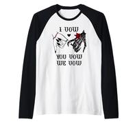 I Vow You Vow We Vow Dark Romance Smutty Book Smut Reading Raglan Baseball Tee