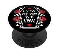 I Vow You Vow We Vow Dark Romance Smutty Book Smutt Reading PopSockets Adhesive PopGrip