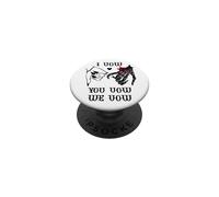 I Vow You Vow We Vow Merch Dark Romance Smutty Book Lovers PopSockets Adhesive PopGrip