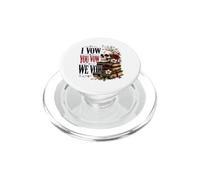 I Vow You Vow We Vow Skull Book Lover Dark Romance Reader PopSockets PopGrip for MagSafe