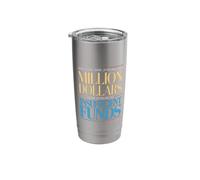 I Wake Up Like Insufficient Funds Not Millions - Stainless Steel Insulated Tumbler