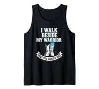 I Walk Beside My Warrior Prostate Cancer Wife Tank Top