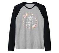 I Walked by Faith Now I Walk with Purpose Mission Raglan Baseball Tee