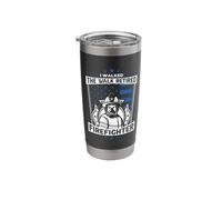 I Walked The Walk Retired Firefighter Stainless Steel Insulated Tumbler