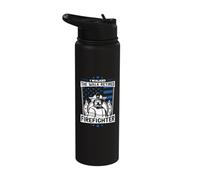I Walked The Walk Retired Firefighter Stainless Steel Insulated Water Bottle
