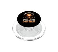 I Wander Into Woods And Find Dinner Hunting PopSockets PopGrip for MagSafe