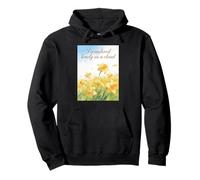 I Wandered Lonely As A Cloud Daffodil Flower Poetry Quote Pullover Hoodie