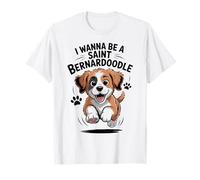 I Wanna Be A St Bernardoodle Funny Pet Dog Mix Breed T-Shirt
