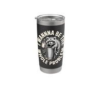 I Wanna Be The Whole Problem Raccoon Chaos Stainless Steel Insulated Tumbler