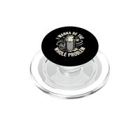 I Wanna Be The Whole Problem Trash Frog PopSockets PopGrip for MagSafe