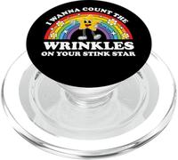 I Wanna Count The Wrinkles On Your Stink Star Funny Cringe PopSockets PopGrip for MagSafe