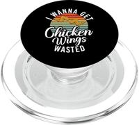 I wanna get Chicken Wings wasted Chicken Wing PopSockets PopGrip for MagSafe