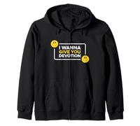 I Wanna Give You Devotion Rave, Old Skool Raver Raving Zip Hoodie