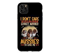 I Want Aussies To Love Me Australian Shepherd Aussie Dog Case for iPhone 11 Pro Max