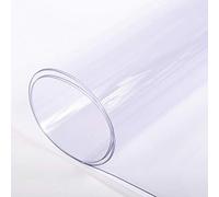 I Want Fabric Crystal Clear PVC Vinyl Oilcloth Tablecloth Waterproof Table Protector Coverings Material Sheeting 135cm Width Sold By The Metre