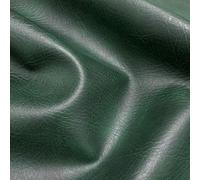 I Want Fabric Luxury Expandable Heavy Grain Faux Leather Waterproof Fire Retardant Sofa Car Seating Camper Upholstery Leather By The Metre (Antique Green)