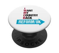 I want my country back PopSockets Adhesive PopGrip