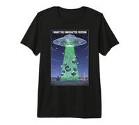 I Want The Unredacted Version UFO Disclosure Alien Files Premium T-Shirt